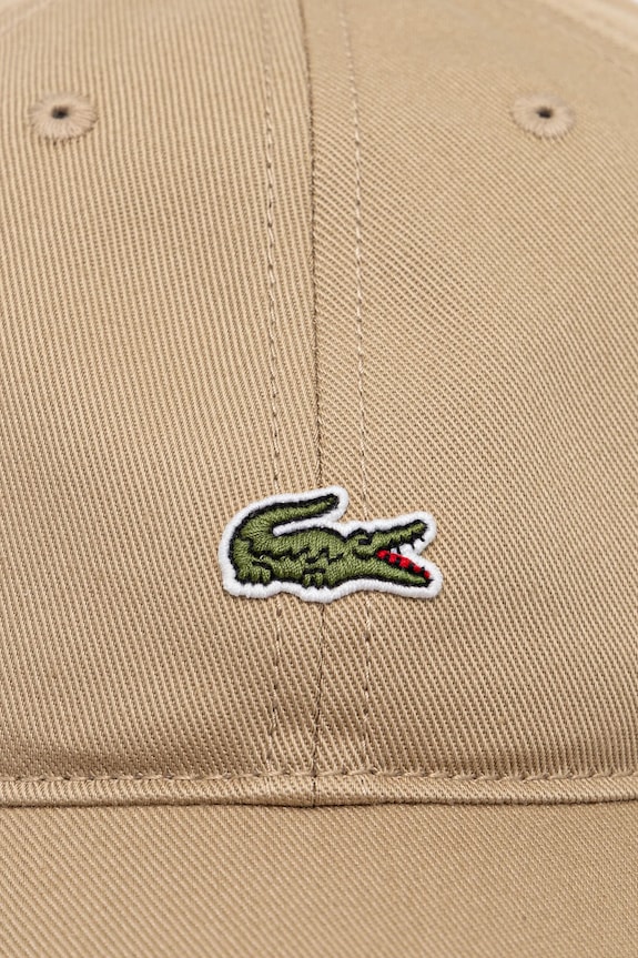 Lacoste bejzbalová čiapka bavlnená béžová RK0491