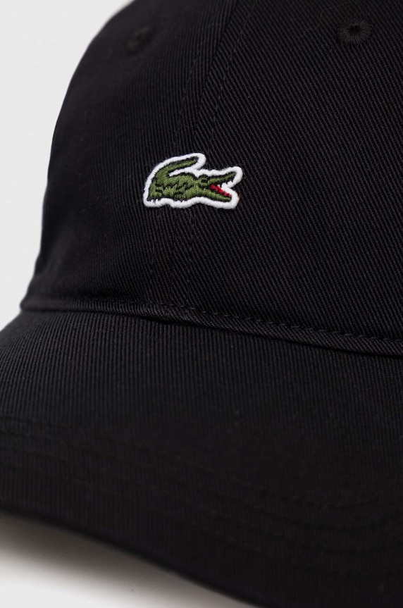 Kiegészítők Lacoste baseball sapka pamutból RK0491 fekete