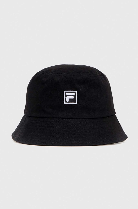 Памучна капела Fila памук черен FCU0072