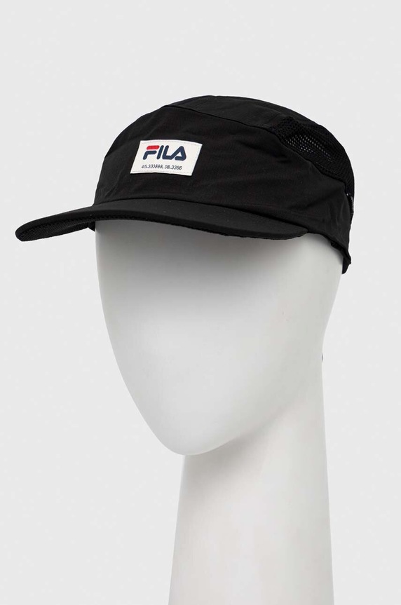 Fila czapka z daszkiem Tangier aplikacja czarny FCU0081