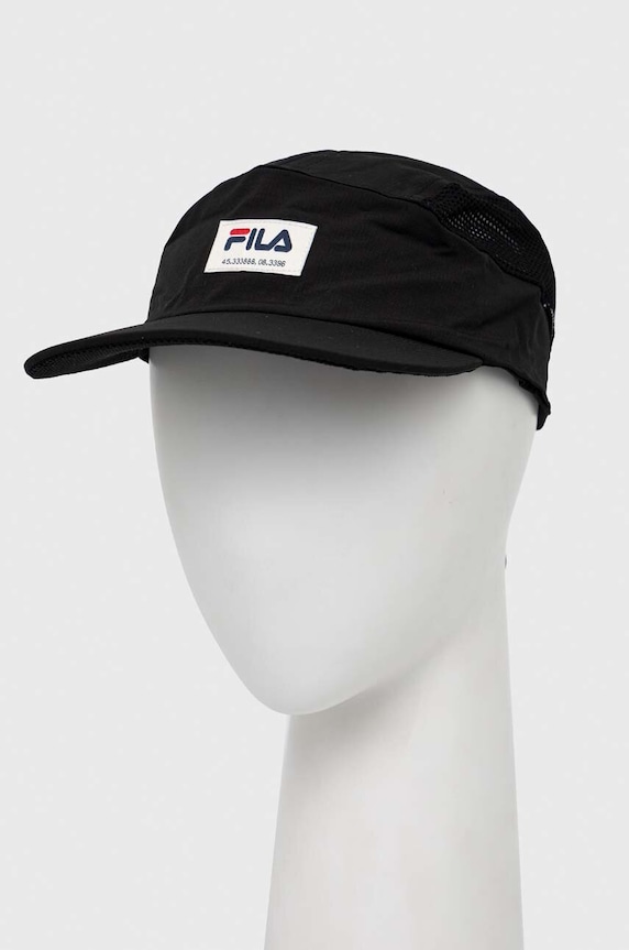 Fila czapka z daszkiem Tangier aplikacja czarny FCU0081
