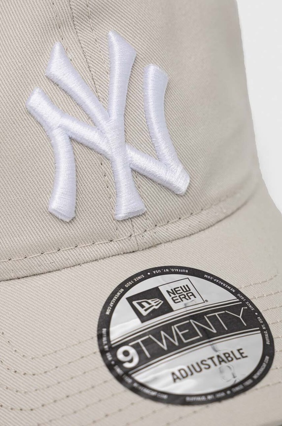 New Era cotton baseball cap NEW YORK YANKEES 60348843.STNWHI gray SS23
