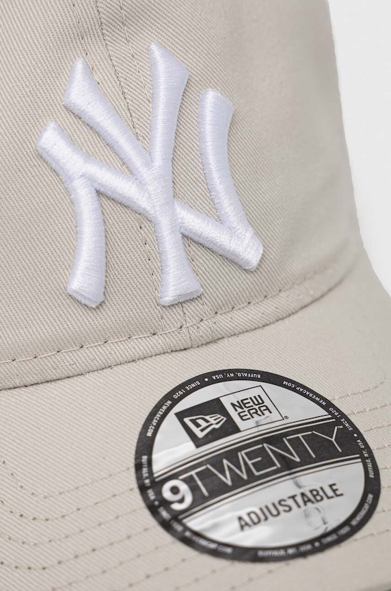New Era cotton baseball cap NEW YORK YANKEES 60348843.STNWHI gray SS23