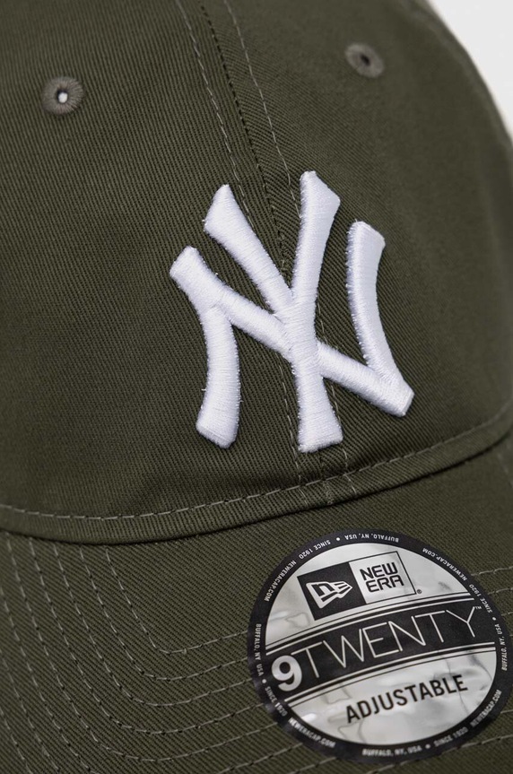 Βαμβακερό καπέλο του μπέιζμπολ New Era LEAGUE ESSENTIAL 9TWENTY® 60348851.NOVWHI πράσινο SS23