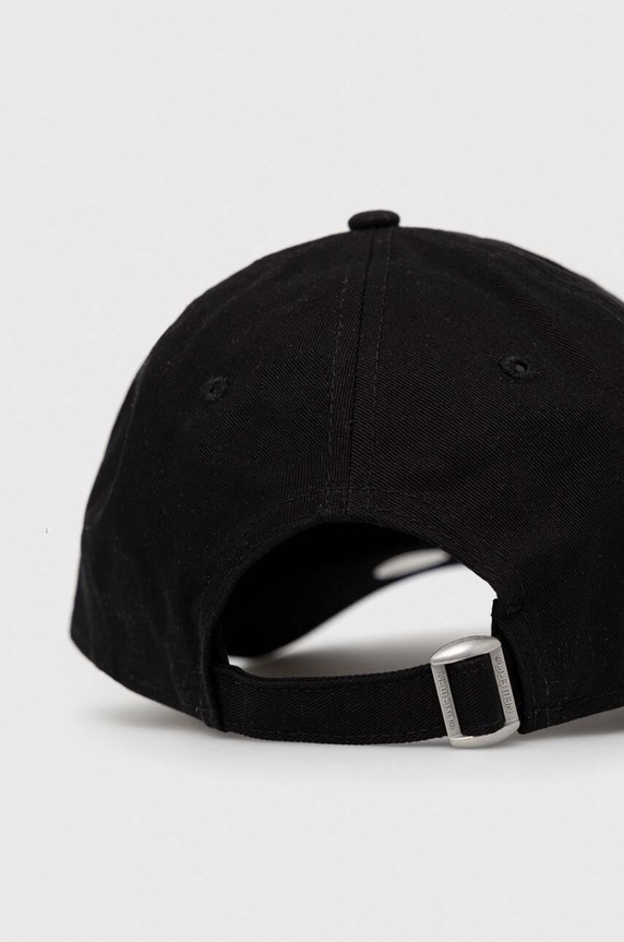 Αξεσουάρ Βαμβακερό καπέλο του μπέιζμπολ New Era LEAGUE ESSENTIAL 9TWENTY® 60348852.BLKWHI μαύρο