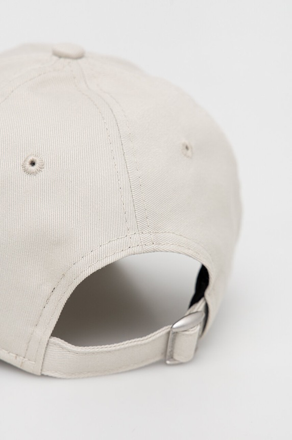 Αξεσουάρ Βαμβακερό καπέλο του μπέιζμπολ New Era LEAGUE ESSENTIAL 9TWENTY® 60292635.STNWHI μπεζ