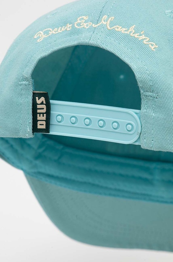 Αξεσουάρ Βαμβακερό καπέλο του μπέιζμπολ Deus Ex Machina DLP231808 τιρκουάζ