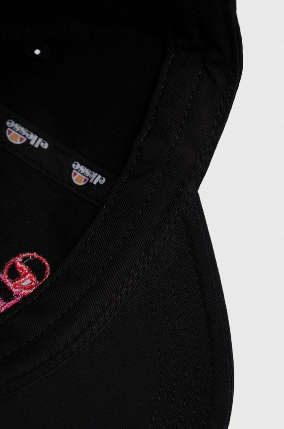 Pamučna kapa sa šiltom Ellesse crna SARA3012