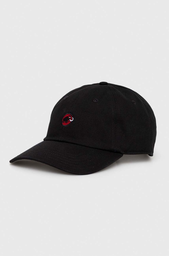 Mammut czapka z daszkiem bawełna czarny 1191.00051