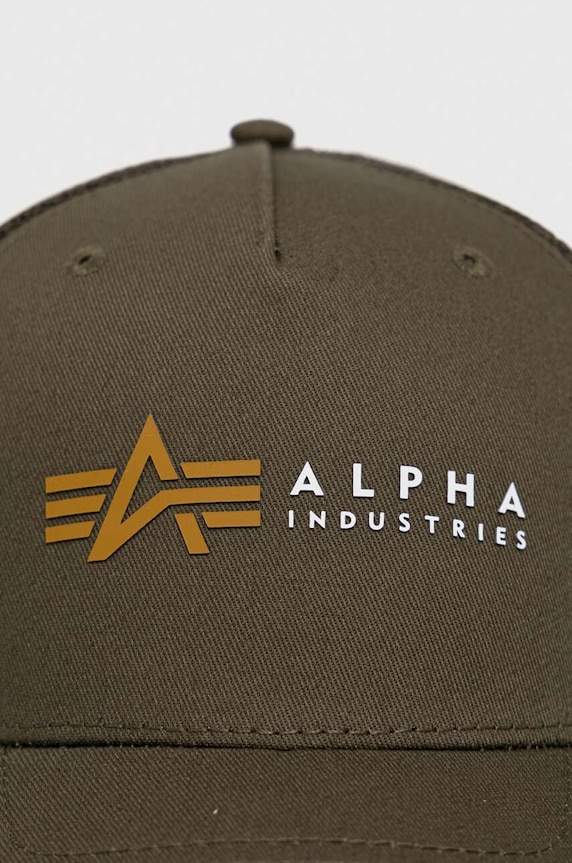 Καπέλο Alpha Industries 106901.142 πράσινο SS23