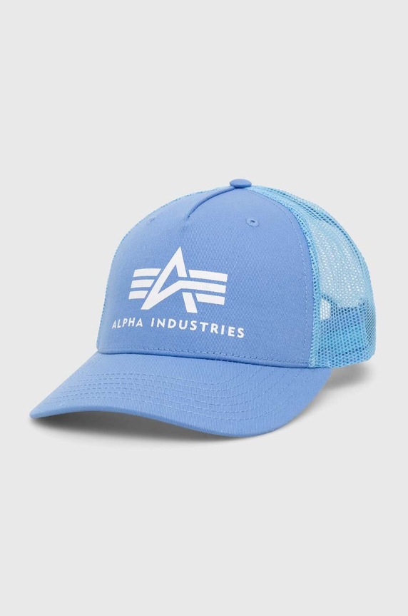 Alpha Industries czapka z daszkiem pozostałe niebieski 186902.03