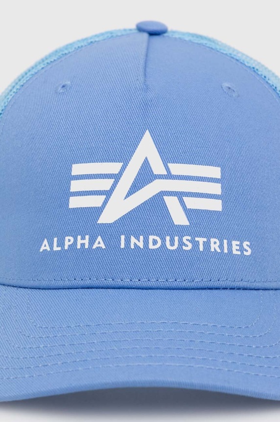 Alpha Industries czapka z daszkiem 186902.03 niebieski SS26