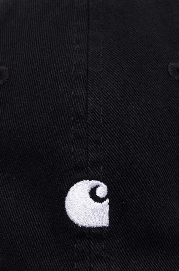 Carhartt WIP czapka z daszkiem bawełniana Madison Logo Cap czarny I023750