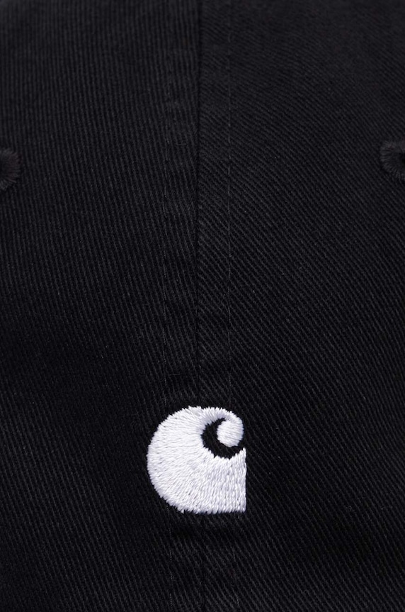 Carhartt WIP czapka z daszkiem bawełniana Madison Logo Cap czarny I023750