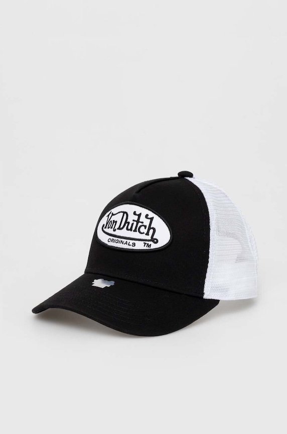 Von Dutch czapka z daszkiem aplikacja czarny 7030015