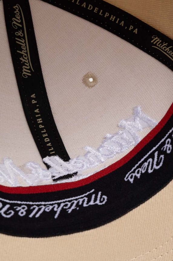 Mitchell&Ness czapka z daszkiem z domieszką wełny beżowy HHSSINTL103.MNNYYPPP