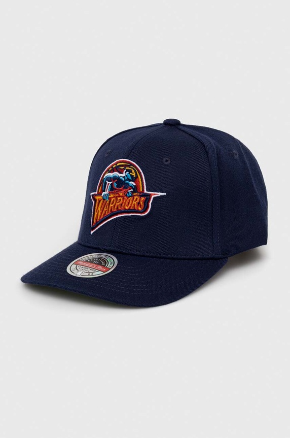 Mitchell&Ness sapka gyapjúkeverékből Golden State Warriors aplikációval sötétkék HHSS3260.GSWYYPPPNAV