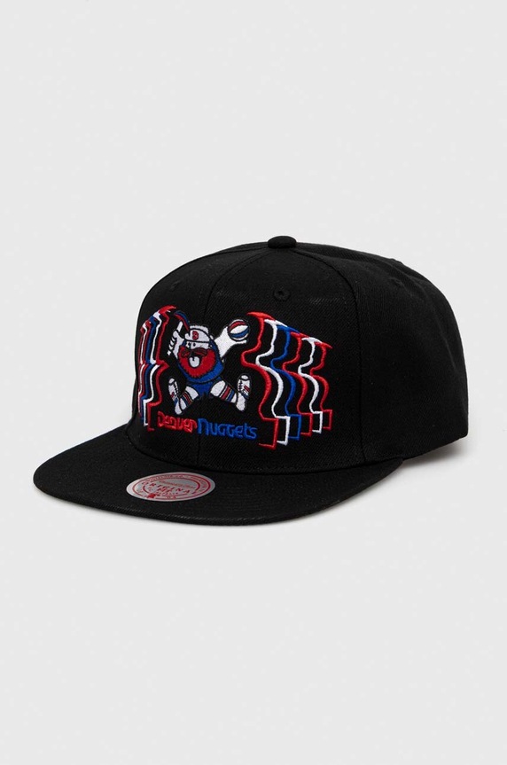 Mitchell&Ness czapka z daszkiem Denver Nuggets aplikacja czarny HHSS5151.DNUYYPPPBLC