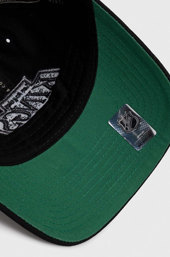 Βαμβακερό καπέλο του μπέιζμπολ Mitchell&Ness Los Angeles Kings μαύρο HLUX5369.LAKYYPPPBLC