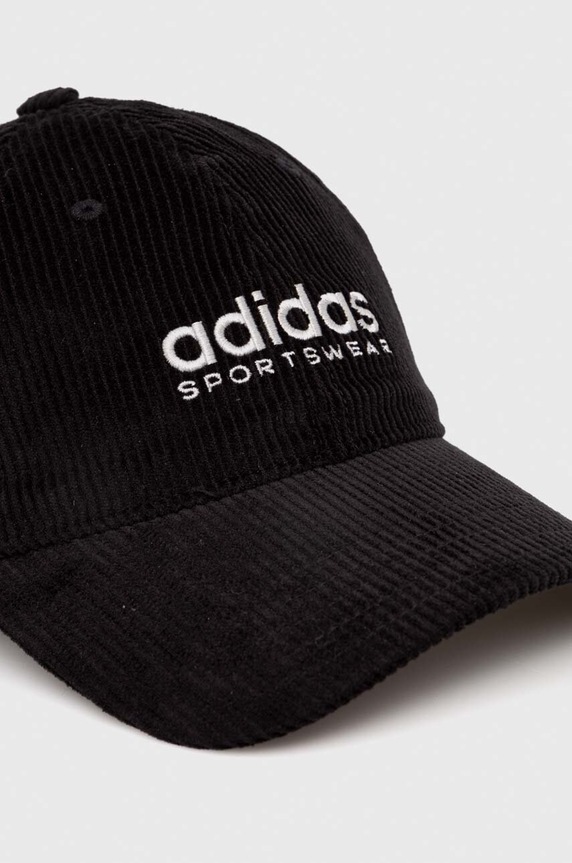 adidas Performance czapka z daszkiem sztruksowa IB2664 czarny AW23