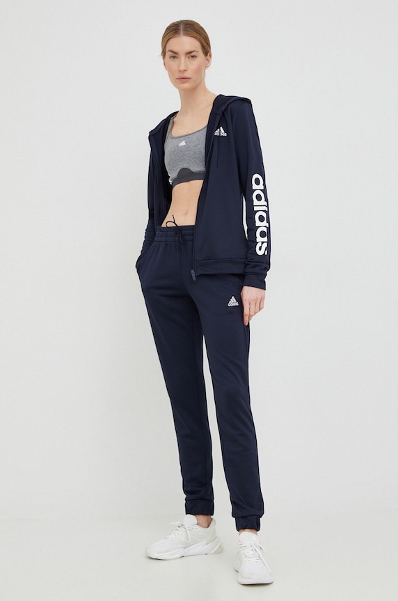 adidas dres Essentials aplikacja granatowy IC3431