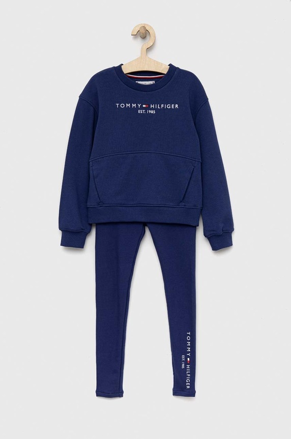 Tommy Hilfiger tuta per bambini maglia blu navy KG0KG07042.PPYX