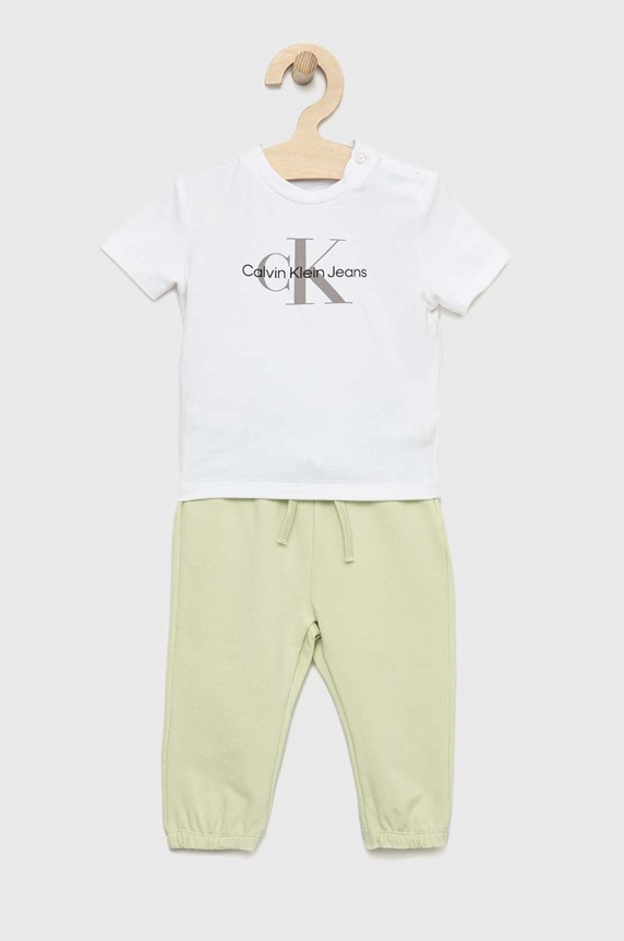 Calvin Klein Jeans komplet niemowlęcy IN0IN00011.PPYX zielony SS23