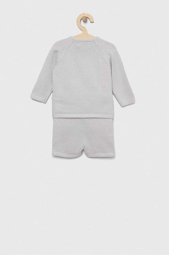 Calvin Klein Jeans komplet bawełniany niemowlęcy IN0IN00102.PPYX szary SS23