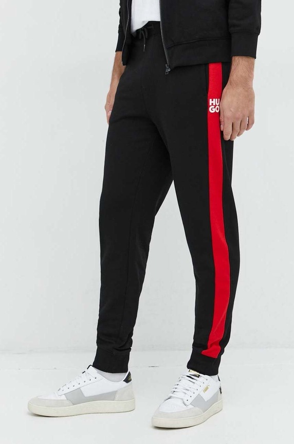 Odzież HUGO dres bawełniany TracksuDapieDoaky_IN 50485042 czarny