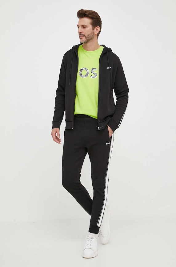 BOSS trening BOSS GREEN tricotaj negru 50497185