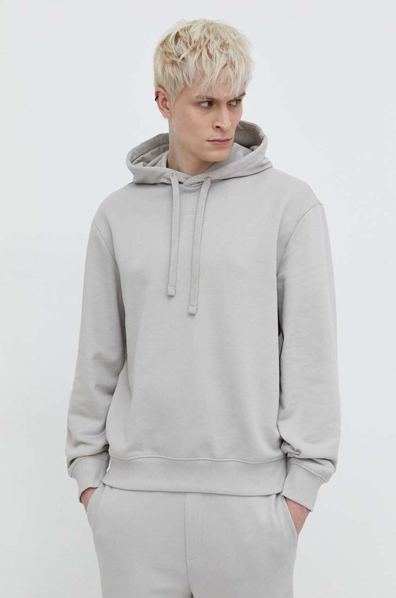 HUGO melegítő szett férfi pamut DapoDayote 50492581 bézs SS26