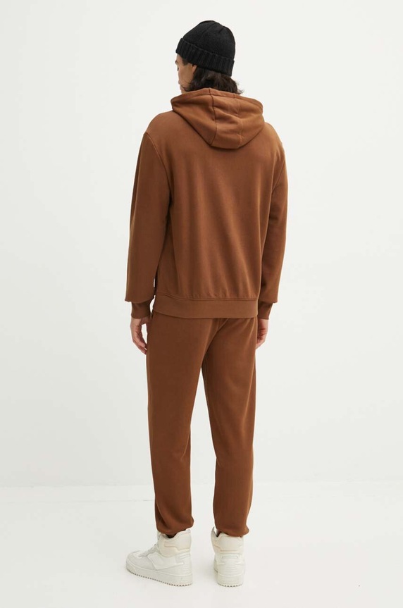 HUGO komplet dresowy męski bawełniany DapoDayote 50492581 brązowy SS26