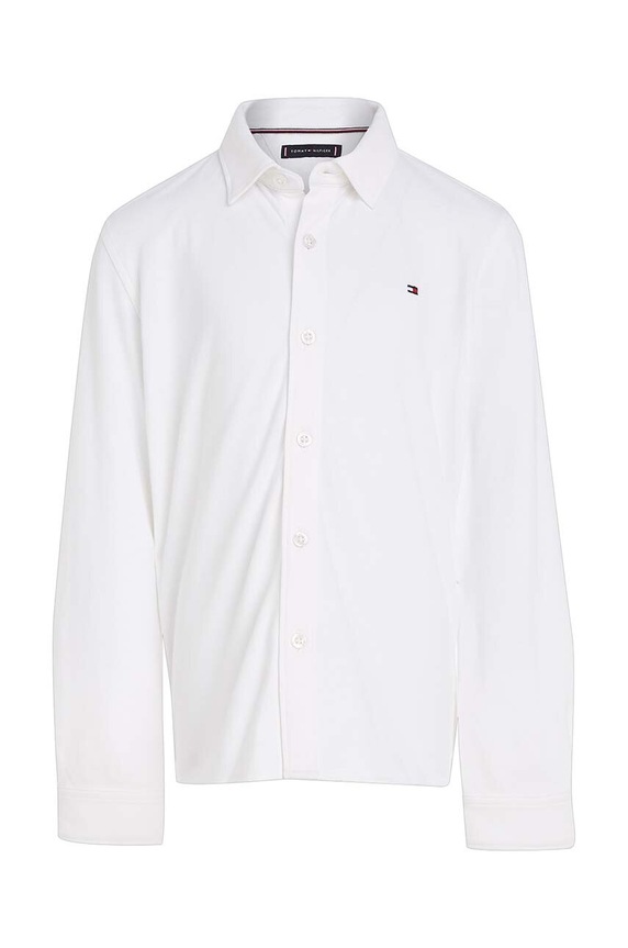 Tommy Hilfiger koszula bawełniana dziecięca KB0KB08148.PPYX biały SS23