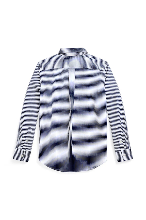 Detská bavlnená košeľa Polo Ralph Lauren 323862260002 tmavomodrá SS26