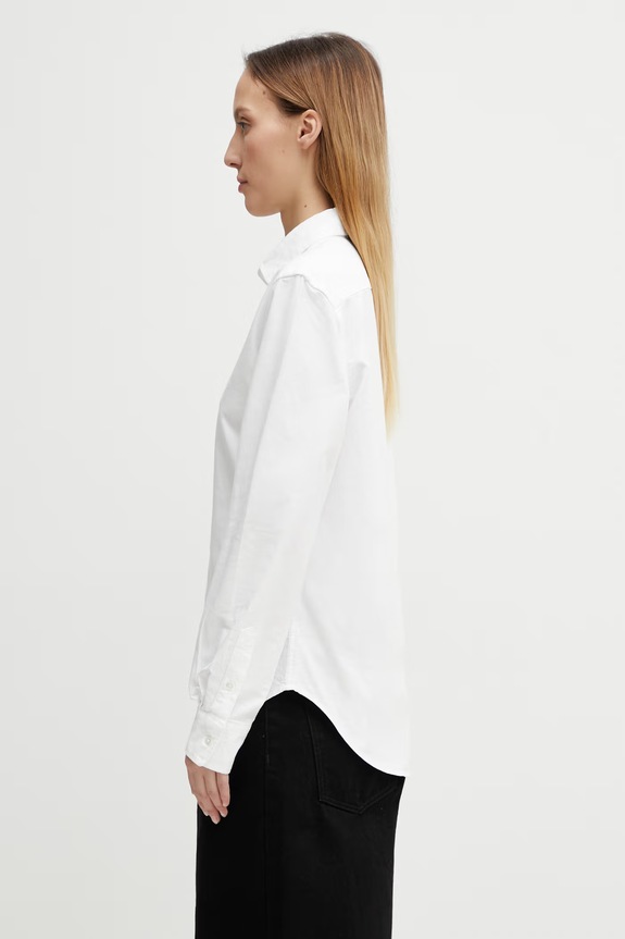 Бавовняна сорочка Polo Ralph Lauren 211891377 білий AA00