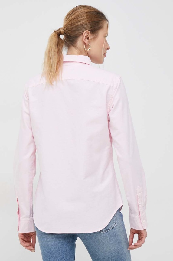 Дрехи Памучна риза Polo Ralph Lauren 211891377 розов