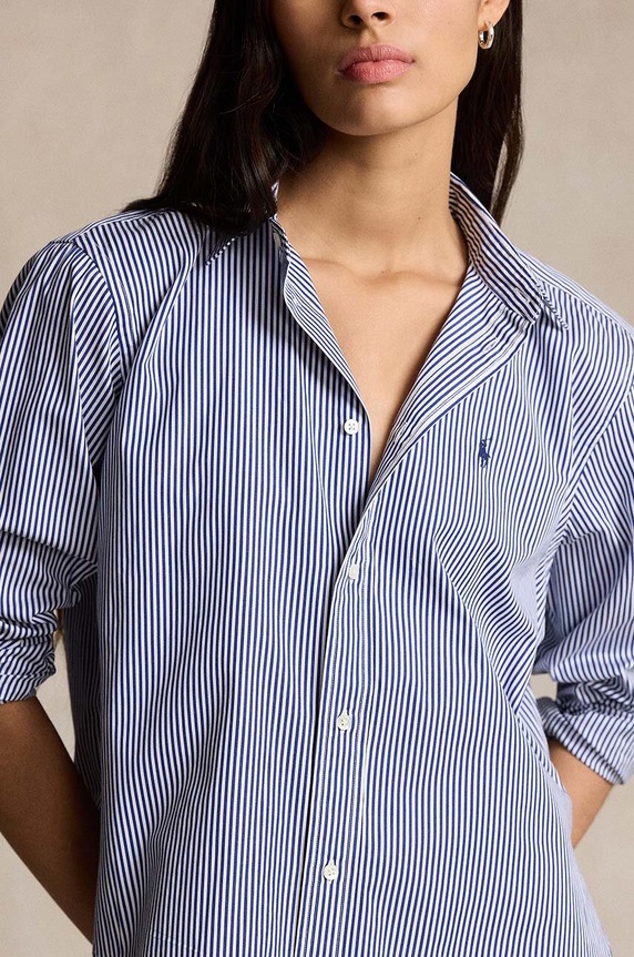 Clothing Polo Ralph Lauren cotton shirt 211891419 blue