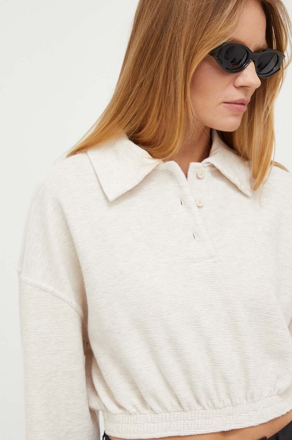 Mikina American Vintage ZAO03AE23 béžová