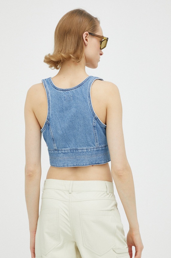 Odzież Levi's top jeansowy A4881.0000 niebieski