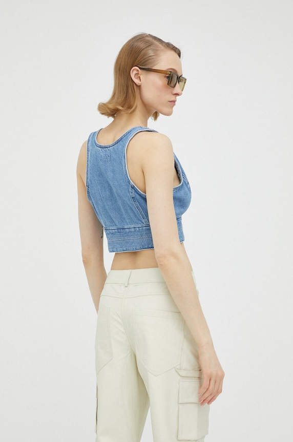 Levi's top jeansowy niebieski A4881.0000