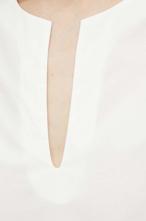 By Malene Birger bluzka bawełniana Kamill beżowy Q71873009