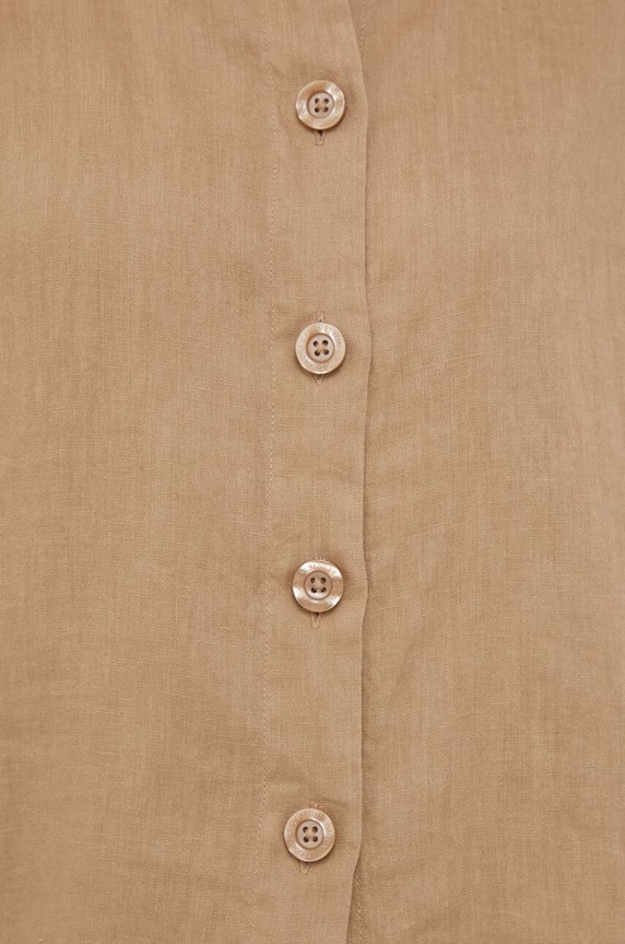 Lanena košulja United Colors of Benetton 5BML5QB75.193 bež AA00