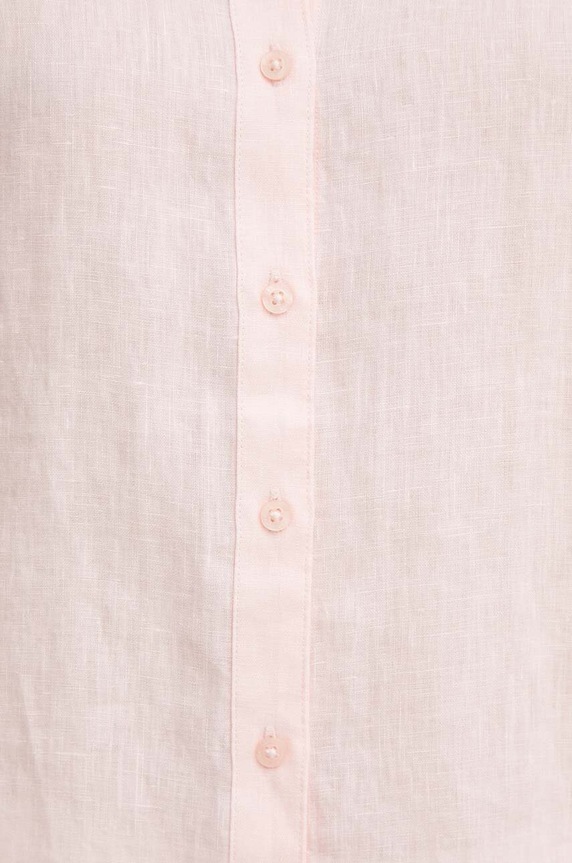 Lauren Ralph Lauren koszula lniana 200699152 różowy