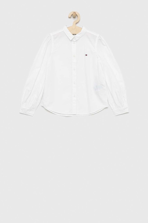 Tommy Hilfiger gyerek ing pamutból pamut fehér KG0KG07030.PPYX