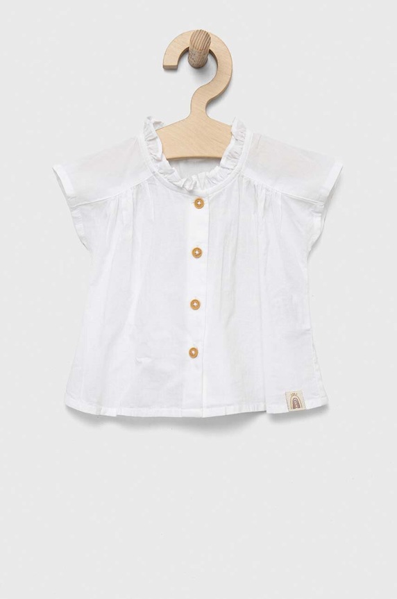 Otroška bombažna srajca United Colors of Benetton Casual bela 5JO1AQ00E.W.SEASONAL