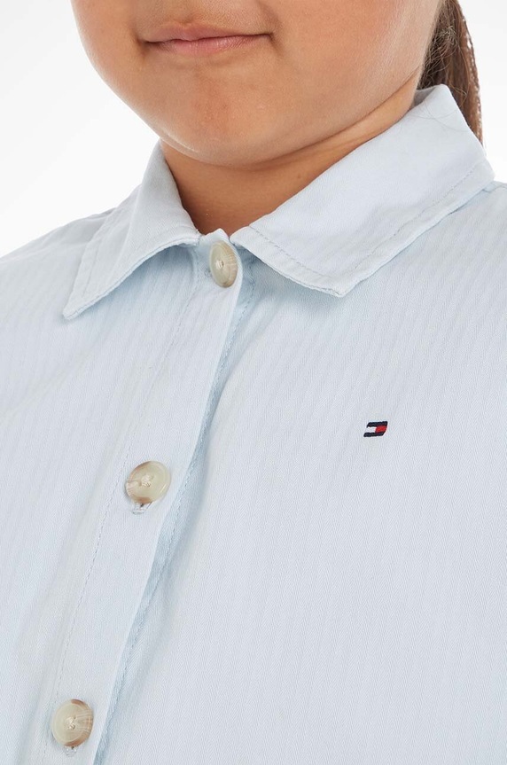 Dětská košile Tommy Hilfiger KG0KG07290.PPYX modrá