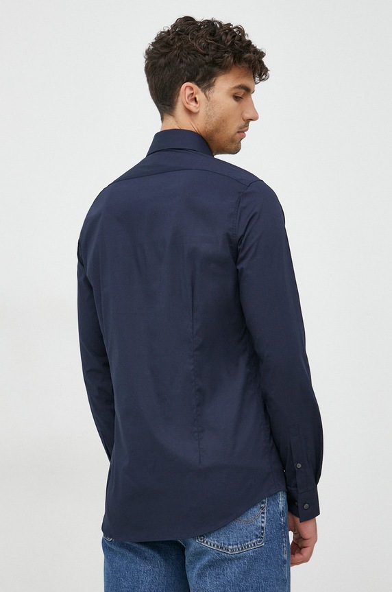Odzież Calvin Klein koszula K10K108229.PPYX granatowy