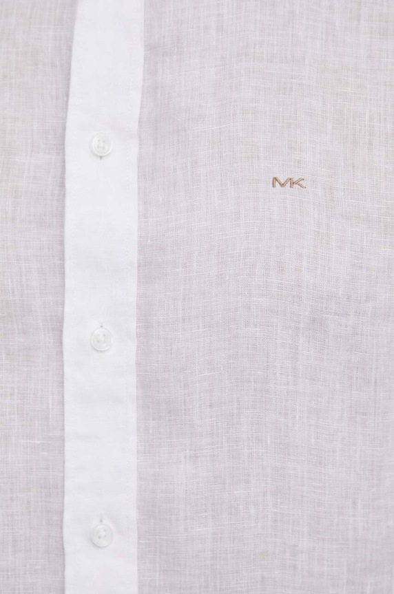 Michael Kors koszula męska lniana MK0DS01099 biały