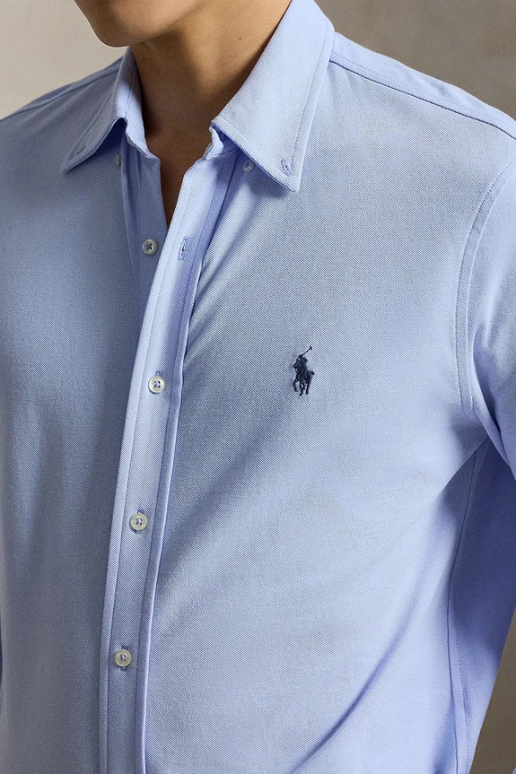 Polo Ralph Lauren koszula męska bawełniana niebieski 710654408