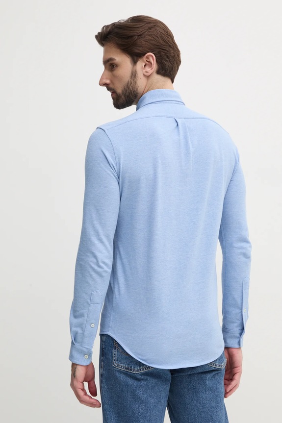 Polo Ralph Lauren koszula męska bawełniana niebieski 710654408
